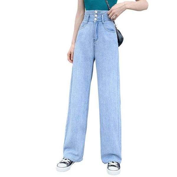 women's jeans women pants leisure loose high waist vintage wide leg womens jean korean style all-match simple full-length ok549, Blue
women's jeans women pants leisure loose high waist vintage wide leg womens jean korean style all-match simple full-length ok549, Blue