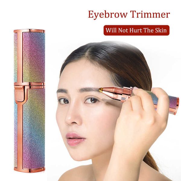 2 in 1 rechargeable electric eyebrow trimmer epilator female body lipstick shape hair removal mini painless razor shaver 220112
2 in 1 rechargeable electric eyebrow trimmer epilator female body lipstick shape hair removal mini painless razor shaver 220112
