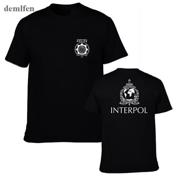 new interpol logo t-shirt international print t shirt summer men's short sleeve o-neck shirts male cool tees 1, White;black
new interpol logo t-shirt international print t shirt summer men's short sleeve o-neck shirts male cool tees 1, White;black