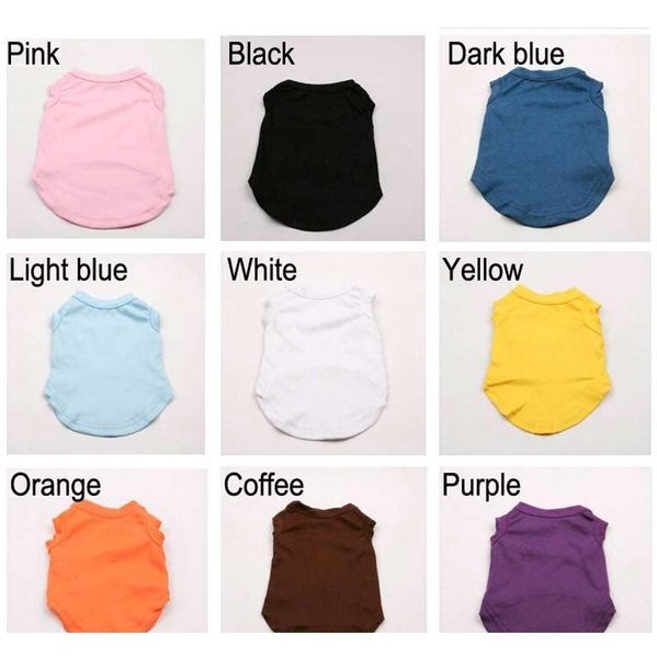 clothes puppy cotton solid color t-shirt pet spring summer t shirts dog sleeveless animal c jllccn xmh_home
clothes puppy cotton solid color t-shirt pet spring summer t shirts dog sleeveless animal c jllccn xmh_home