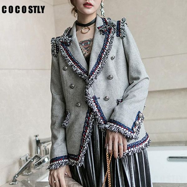 tweed jacket tassel wool jacket coat for women 2020 new autumn winter runway fashion female jackets short slim, Black;brown
tweed jacket tassel wool jacket coat for women 2020 new autumn winter runway fashion female jackets short slim, Black;brown