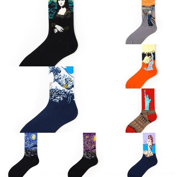 wy0tf oil women's oil painting ins mid-calf socks stockings brand trendy painting autumn and winter trendy cotton men's socks yxlo, Black
wy0tf oil women's oil painting ins mid-calf socks stockings brand trendy painting autumn and winter trendy cotton men's socks yxlo, Black