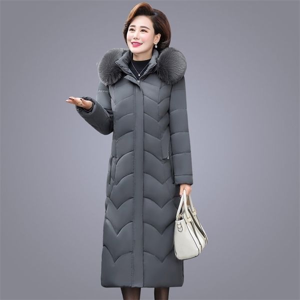 8xl large size women's clothing winter middle-aged mother's long cotton coat down cotton wadded jacket for female100 kg f1849 2010, Black
8xl large size women's clothing winter middle-aged mother's long cotton coat down cotton wadded jacket for female100 kg f1849 2010, Black