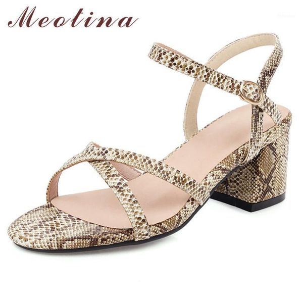 dress shoes meotina snake print high heel sandals women buckle square heels lady footwear summer female apricot black size 461
dress shoes meotina snake print high heel sandals women buckle square heels lady footwear summer female apricot black size 461