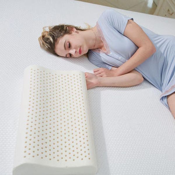 pillow 50x30cm natural latex sleeping bedding cervical massage health neck bonded head care memory u1174
pillow 50x30cm natural latex sleeping bedding cervical massage health neck bonded head care memory u1174