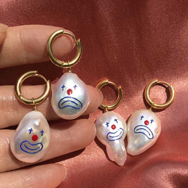 dangle & chandelier fashion natural fresh water pearl clown funny earrings special-shaped personality pendant chic ear jewelry, Silver
dangle & chandelier fashion natural fresh water pearl clown funny earrings special-shaped personality pendant chic ear jewelry, Silver