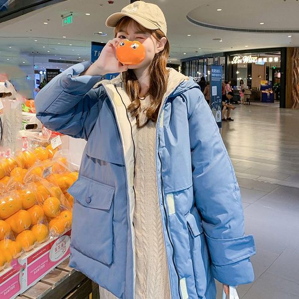 korean style loose winter jacket women hooded long solid plus size women's parkas stand collar thick cotton padded coat ladies, Black
korean style loose winter jacket women hooded long solid plus size women's parkas stand collar thick cotton padded coat ladies, Black