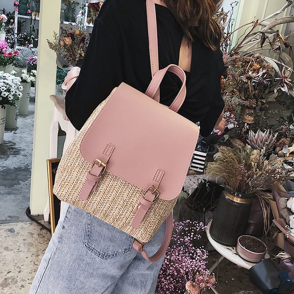 casual straw backpacks for women wicker woven school bag tenage girls rattan summer beach back pack travel bags female sac 2020 c1017
casual straw backpacks for women wicker woven school bag tenage girls rattan summer beach back pack travel bags female sac 2020 c1017