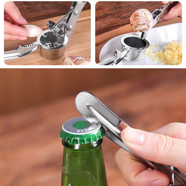 garlic press crusher squeezer masher home kitchen mincer tool stainless steel multifunctional mini size and light weight
garlic press crusher squeezer masher home kitchen mincer tool stainless steel multifunctional mini size and light weight