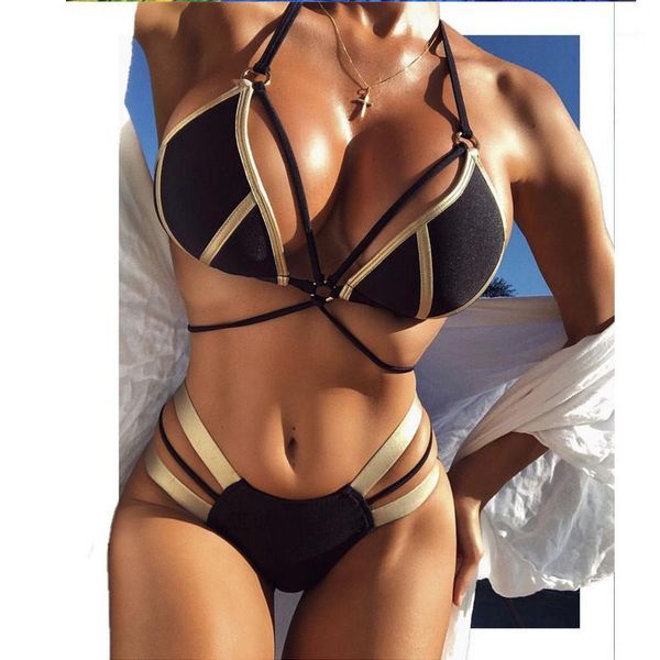 2019 push up womens bikini set halter solid color beach swimsuit padded high waist bathing suit swimwear beachwear1, White;black
2019 push up womens bikini set halter solid color beach swimsuit padded high waist bathing suit swimwear beachwear1, White;black