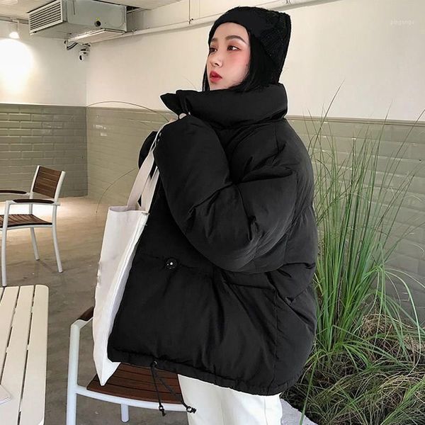 winter women casual effects oversized parka korean style loose stand hard jacket short park1, Black
winter women casual effects oversized parka korean style loose stand hard jacket short park1, Black