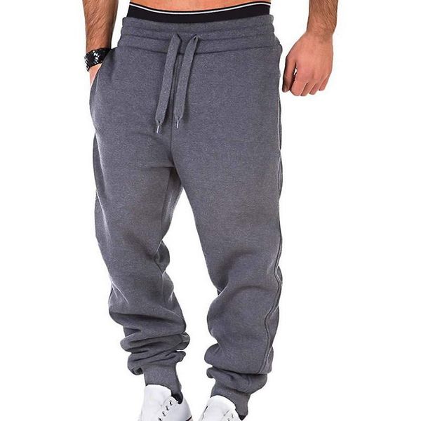 men's sweatpants men pants fitness casual elastic pants bodybuilding clothing casual solid sweatpants joggers, Black
men's sweatpants men pants fitness casual elastic pants bodybuilding clothing casual solid sweatpants joggers, Black