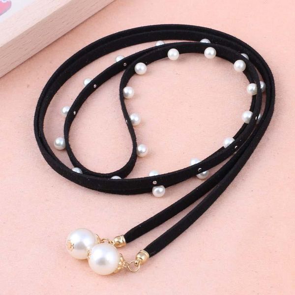 new fashion decorative beaded belt knit pearl belt women's stretch simple ladies dress 6 color optional, Black;brown
new fashion decorative beaded belt knit pearl belt women's stretch simple ladies dress 6 color optional, Black;brown