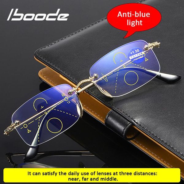 sunglasses iboode alloy multifocal progressive reading glasses men women anti blue ray near and far sight presbyopic eyewear diopter +1.0, White;black
sunglasses iboode alloy multifocal progressive reading glasses men women anti blue ray near and far sight presbyopic eyewear diopter +1.0, White;black