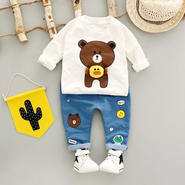 hylkidhuose autumn baby girls boys clothes sets infant cotton suits casual style cartoon kids t shirt+pants children suits 1021, White
hylkidhuose autumn baby girls boys clothes sets infant cotton suits casual style cartoon kids t shirt+pants children suits 1021, White