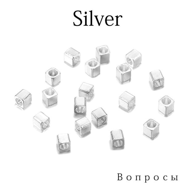 100pcs lot square bulk loose spacer beads metal copper nepal seed beads for jewelry making diy bracelet supplies accessories h qylptv, Silver
100pcs lot square bulk loose spacer beads metal copper nepal seed beads for jewelry making diy bracelet supplies accessories h qylptv, Silver