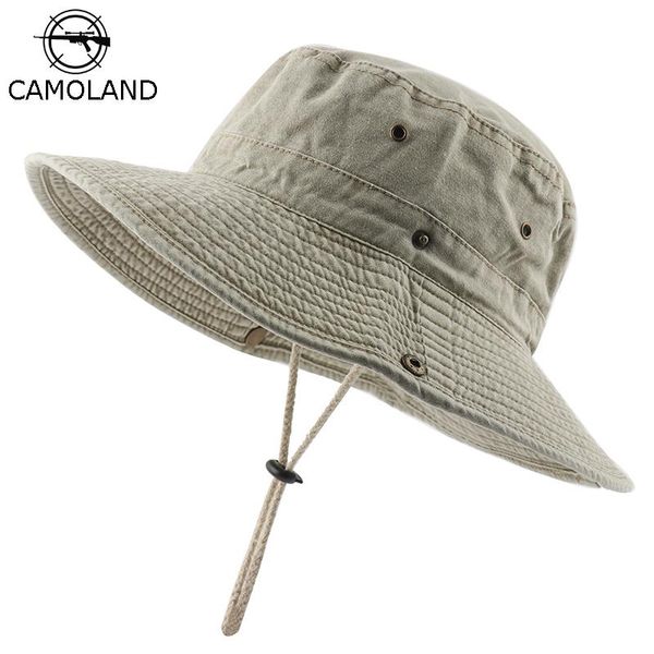wide brim hats camoland 100% cotton bucket hat women men summer uv protection sun female beach caps washed outdoor boonie fishing, Blue;gray
wide brim hats camoland 100% cotton bucket hat women men summer uv protection sun female beach caps washed outdoor boonie fishing, Blue;gray
