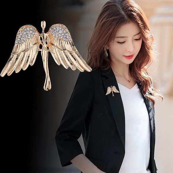 pins, brooches high-grade angel badge pins crystal rhinestone men's suit collar lapel pin fashion jewelry women accessories gift1, Gray
pins, brooches high-grade angel badge pins crystal rhinestone men's suit collar lapel pin fashion jewelry women accessories gift1, Gray