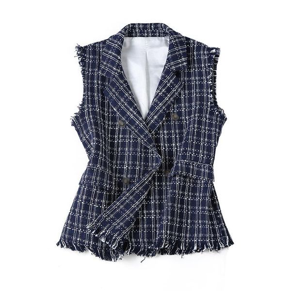 women's waistcoat autumn winter 2021 new fashion classic notched collar sleeveless double breasted cardigan coats female s-xl, Black;white
women's waistcoat autumn winter 2021 new fashion classic notched collar sleeveless double breasted cardigan coats female s-xl, Black;white