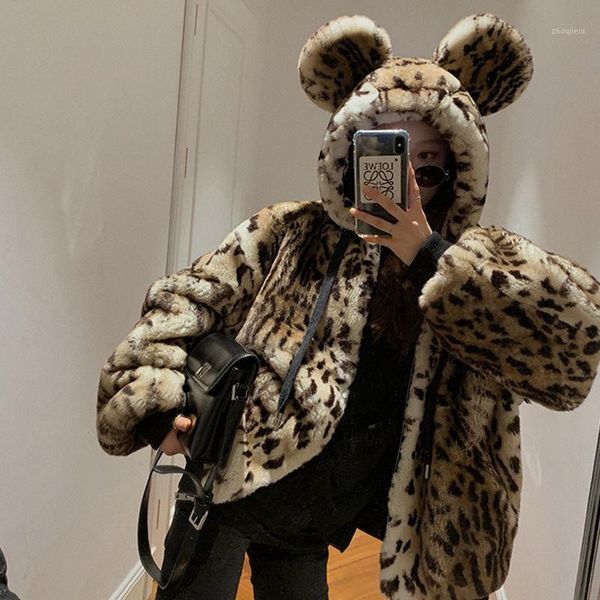 fashion new autumn and winter faux rex fur cute hooded ears loose plush mid-length fur coat1, Black
fashion new autumn and winter faux rex fur cute hooded ears loose plush mid-length fur coat1, Black