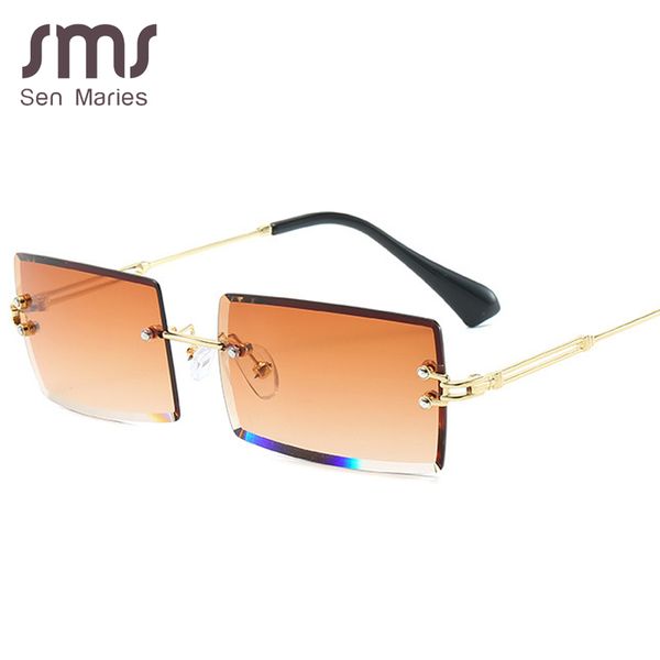 men small women rectangle rimless sunglasses brand designer fashion metal square sun glasses gray female summer beach eyewear
men small women rectangle rimless sunglasses brand designer fashion metal square sun glasses gray female summer beach eyewear
