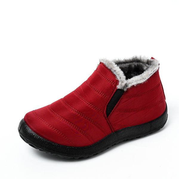 snow boots women shoes warm plush fur ankle boots winter female slip on flat casual shoes waterproof ultralight footwear 1026, Black
snow boots women shoes warm plush fur ankle boots winter female slip on flat casual shoes waterproof ultralight footwear 1026, Black