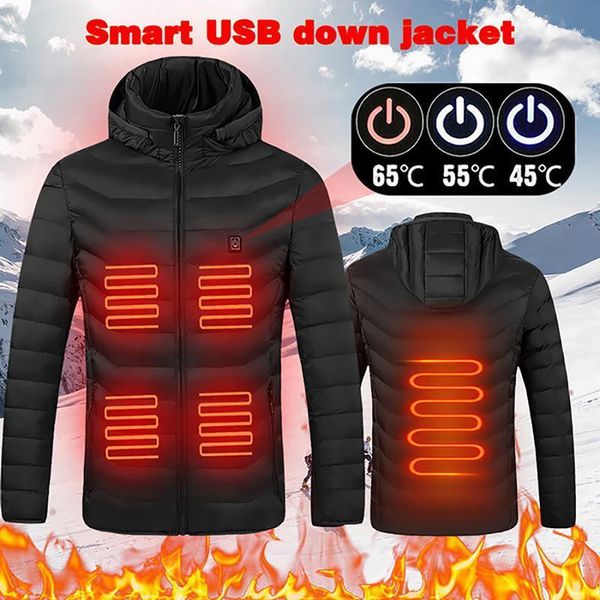 men's down & parkas electric heated vest jackets usb heating hooded cotton coat camping hiking hunting thermal warmer jacket winter out, Black
men's down & parkas electric heated vest jackets usb heating hooded cotton coat camping hiking hunting thermal warmer jacket winter out, Black