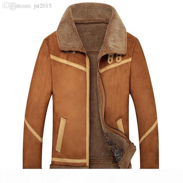 fall-men leather jacket with fur collar winter outerwear coats blue khaki mens faux fur lined jacket biker suede pelle pelle coat, Black
fall-men leather jacket with fur collar winter outerwear coats blue khaki mens faux fur lined jacket biker suede pelle pelle coat, Black