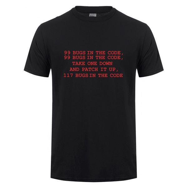 sport funny software engineer 99 bugs in the code t shirt summer men short sleeve engineer programmer t-shirt man
sport funny software engineer 99 bugs in the code t shirt summer men short sleeve engineer programmer t-shirt man