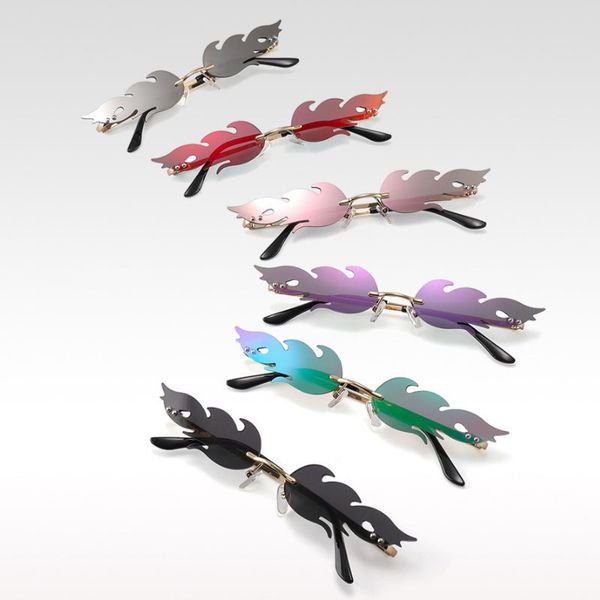 good2020 new women sunglasses fire flame sunglasse men rimless wave sun glasses eyewear luxury trending narrow streetwear9
good2020 new women sunglasses fire flame sunglasse men rimless wave sun glasses eyewear luxury trending narrow streetwear9
