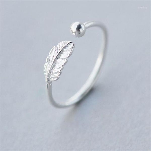 100% brand new 925 solid silver simple design feathers ring temperament 925 silver women's jewelry gift j19361
100% brand new 925 solid silver simple design feathers ring temperament 925 silver women's jewelry gift j19361