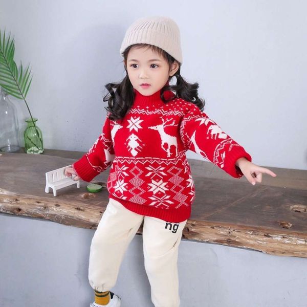 ftival autumn winter spring 2019 new children's pullover red girl snowflake sweater christmas gift h8093, Blue 
ftival autumn winter spring 2019 new children's pullover red girl snowflake sweater christmas gift h8093, Blue