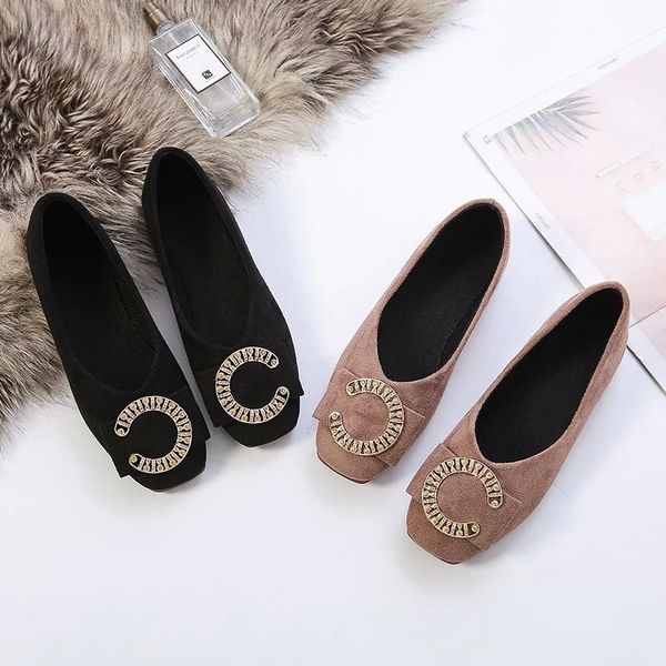 plus size women flats faux suede slip on shoes metal casual shoes square toe boat comfortable ladies black 8816n #ew90
plus size women flats faux suede slip on shoes metal casual shoes square toe boat comfortable ladies black 8816n #ew90