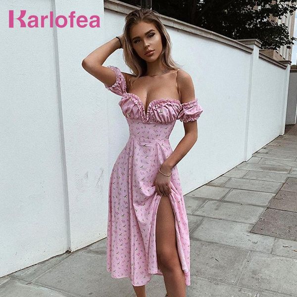 karlofea chic floral print midi dress for woman's summer vacation outfits lovely pink ruffles strapless split dress elegant wear, White;black
karlofea chic floral print midi dress for woman's summer vacation outfits lovely pink ruffles strapless split dress elegant wear, White;black