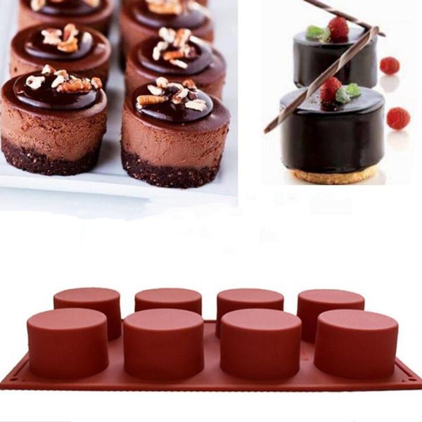 8 holes silicone round cake mold cupcake jelly pudding ice cube mould muffin soap molds baking cake tools1
8 holes silicone round cake mold cupcake jelly pudding ice cube mould muffin soap molds baking cake tools1
