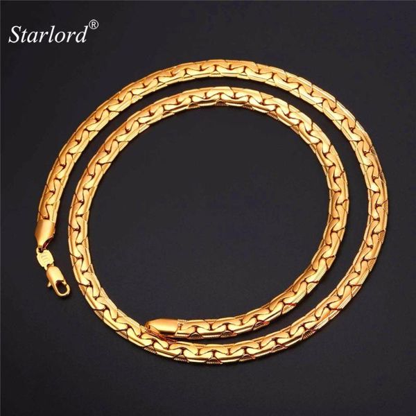 starlord snake long chain necklace men jewelry wholesale 6mm gold/silver color chains choker for men collares 2020 n2564
starlord snake long chain necklace men jewelry wholesale 6mm gold/silver color chains choker for men collares 2020 n2564