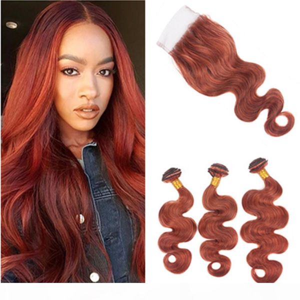 dark auburn body wave 3bundles brazilian hair with closure 4pcs lot #33 reddish brown human hair weave bundles with 4x4 front lace closure, Black;brown
dark auburn body wave 3bundles brazilian hair with closure 4pcs lot #33 reddish brown human hair weave bundles with 4x4 front lace closure, Black;brown