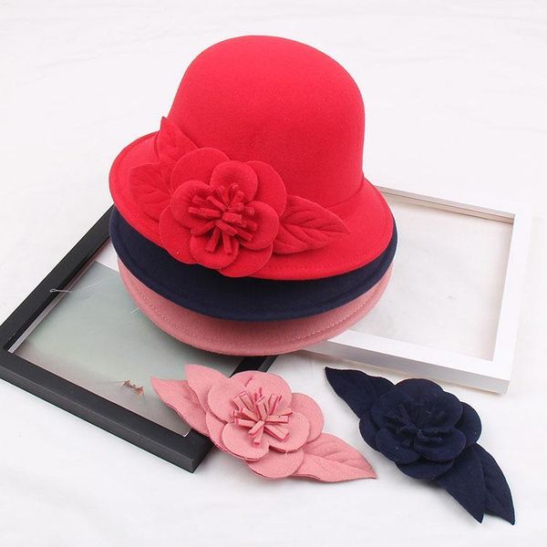 stingy brim hats mingli tengda winter woolen felt bowler red hat women's three-dimensional big flower dome fashion fascinator fedora wa, Blue;gray
stingy brim hats mingli tengda winter woolen felt bowler red hat women's three-dimensional big flower dome fashion fascinator fedora wa, Blue;gray