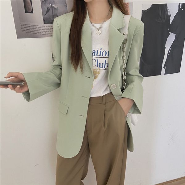 huayuan 2020 autumn loose and versatile green long sleeve suit coat coat wide leg pants + thin straight tube wide leg pants 22438 h08vy h08v, Gray
huayuan 2020 autumn loose and versatile green long sleeve suit coat coat wide leg pants + thin straight tube wide leg pants 22438 h08vy h08v, Gray