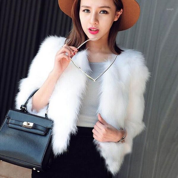 2018 fashion women faux fur ostrich feather soft fur coat jacket fluffy winter waistcoat outerwear manteau femme1, Black
2018 fashion women faux fur ostrich feather soft fur coat jacket fluffy winter waistcoat outerwear manteau femme1, Black