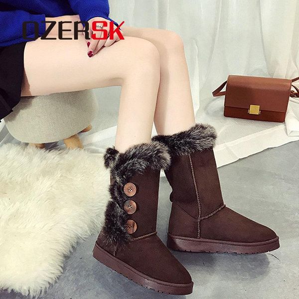 ozersk 2020 new autumn winter woman comfortable boots solid slip-on shoes suede fashion causal boots size 35~41, Black
ozersk 2020 new autumn winter woman comfortable boots solid slip-on shoes suede fashion causal boots size 35~41, Black