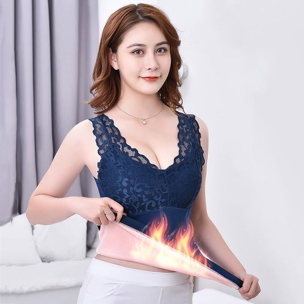 camisoles & tanks warm render vest women winter velvet thick v-neck lace bottoming tank female sleeveless seamless fleece thermal under, Black;white
camisoles & tanks warm render vest women winter velvet thick v-neck lace bottoming tank female sleeveless seamless fleece thermal under, Black;white