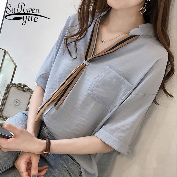fashion women blouses plus size ol blouse women shirt short sleeve summer women shirts blusas feminine blouses 0626 40 y200828, White 
fashion women blouses plus size ol blouse women shirt short sleeve summer women shirts blusas feminine blouses 0626 40 y200828, White