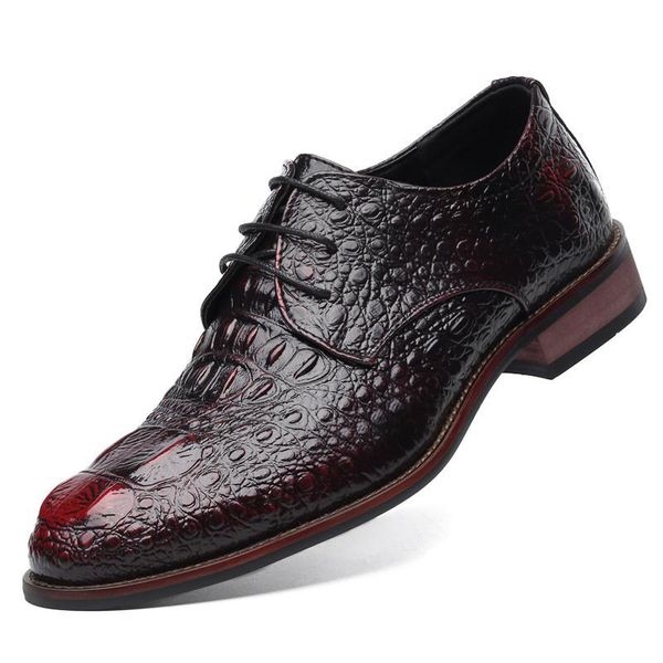 british style alligator leather dress shoes men fashion business crocodile shoes men's lace-up brand casual oxford kundura, Black
british style alligator leather dress shoes men fashion business crocodile shoes men's lace-up brand casual oxford kundura, Black