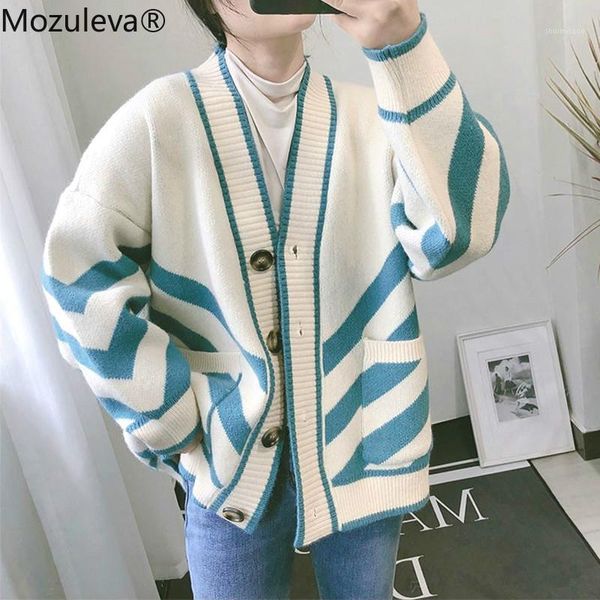 mozuleva chic striped women cardigans autumn winter open stitch sweater loose single-breasted cardigan female knitted outerwear1, White
mozuleva chic striped women cardigans autumn winter open stitch sweater loose single-breasted cardigan female knitted outerwear1, White