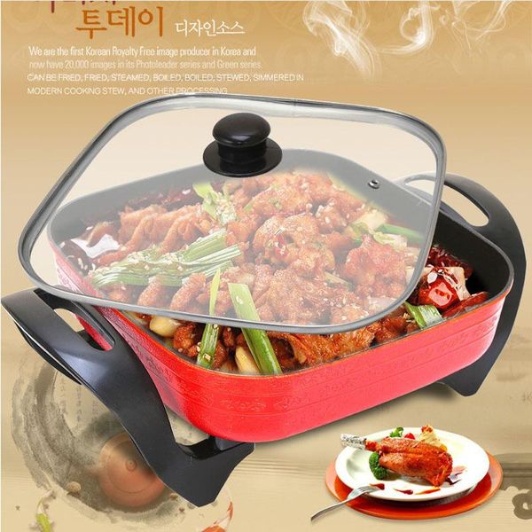 multifunctional electric pot red double 5l household ot frying pan no smoke non stick fried cooker multy cooking tool
multifunctional electric pot red double 5l household ot frying pan no smoke non stick fried cooker multy cooking tool