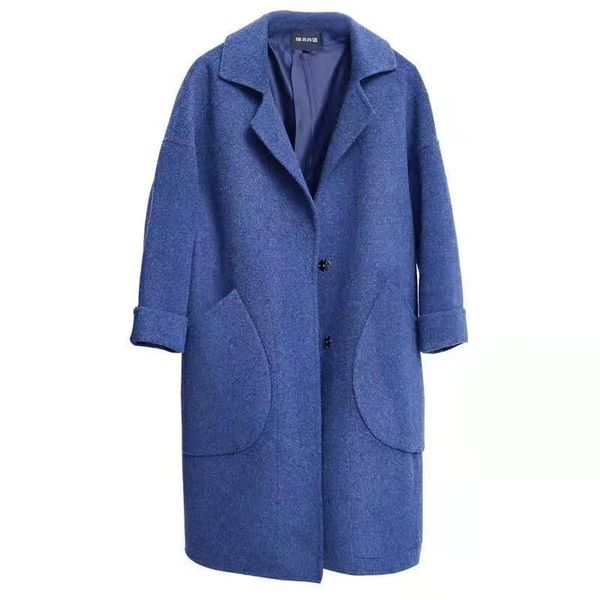 women's wool & blends long-sleeved woolen jacket fashion lapel slim-fit casual pocket kawaii 2021 autumn and winter clothing, Black
women's wool & blends long-sleeved woolen jacket fashion lapel slim-fit casual pocket kawaii 2021 autumn and winter clothing, Black