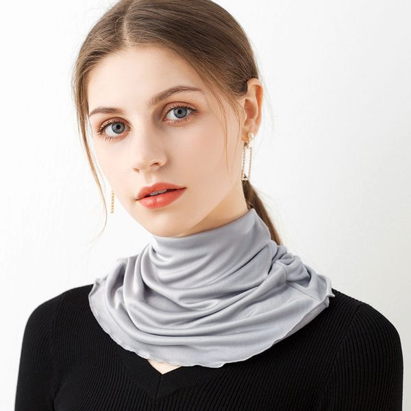 100% nature silk ring scarf women sun protection headscarf neck collar outdoor fashion scarvers real silk solid neckscarves 201026, Blue;gray
100% nature silk ring scarf women sun protection headscarf neck collar outdoor fashion scarvers real silk solid neckscarves 201026, Blue;gray