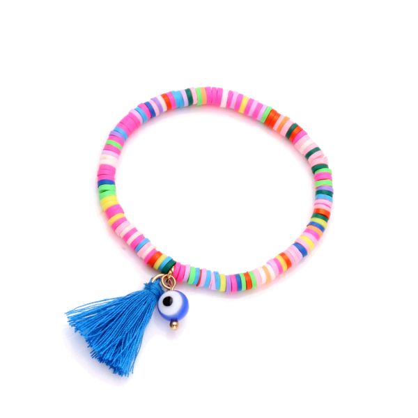 multicolor polymer disc beads heishi bracelets glass beads evil eye white blue yellow black blue tassels stretch bracelets gift
multicolor polymer disc beads heishi bracelets glass beads evil eye white blue yellow black blue tassels stretch bracelets gift