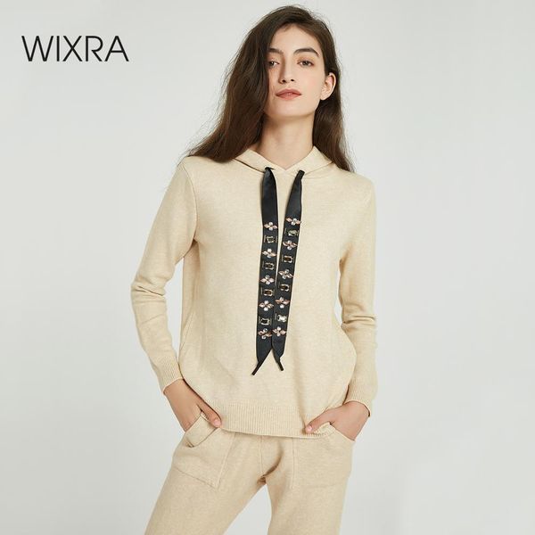 women sweater suits and set casual hooded sweaters knit long pants 2pcs clothing sets track suits trousers+jumpers t200116, White
women sweater suits and set casual hooded sweaters knit long pants 2pcs clothing sets track suits trousers+jumpers t200116, White